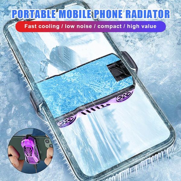

mobile phone cooler semiconductor radiator cooling fan holder mute stretchable arrival cell mounts & holders