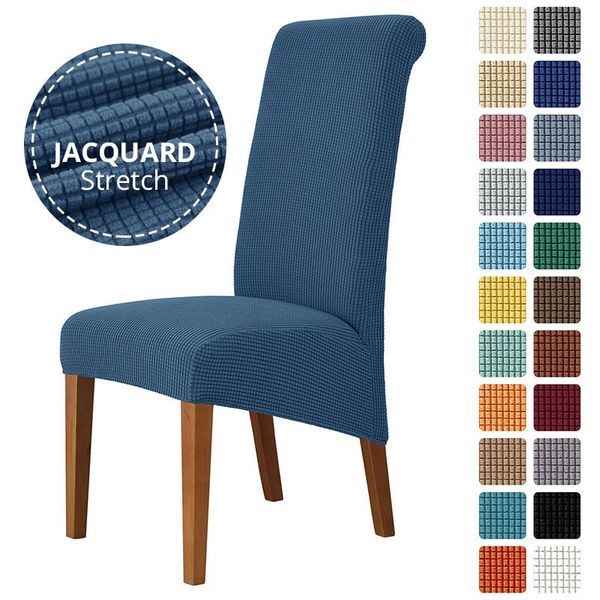 

chair covers xl dining cover extra large elastic stretch case for chairs spandex long back slipcover kitchen