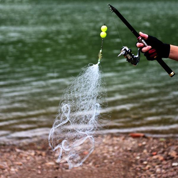 

fishing accessories arrival 4pcs packed cast net design angling nets fish netting tackle outdoor camping