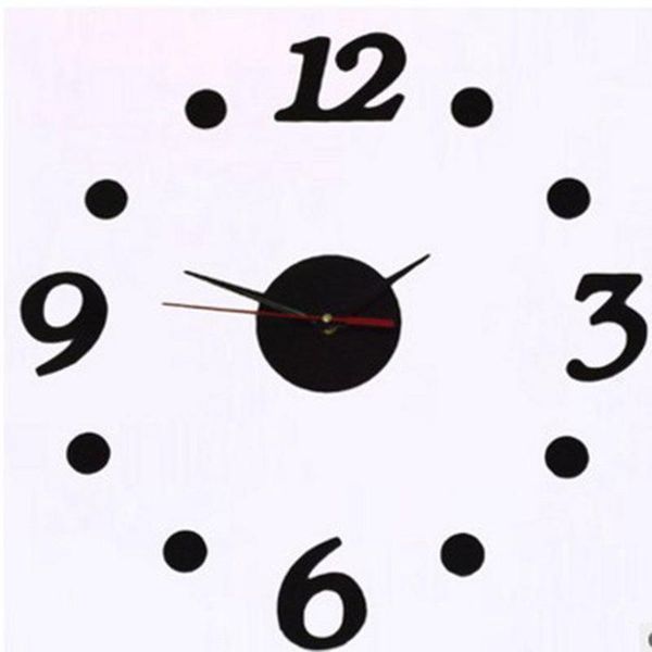 

wall clocks 3d clock mirror stickers fashion living room quartz watch diy home decoration sticker reloj de pared 10c
