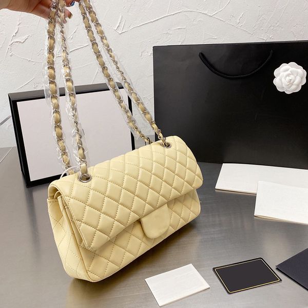 

autumn winter lambskin classic 25c double flap bags sheepskin outdoor sacoche multi pochette cross body lambs purse luxury