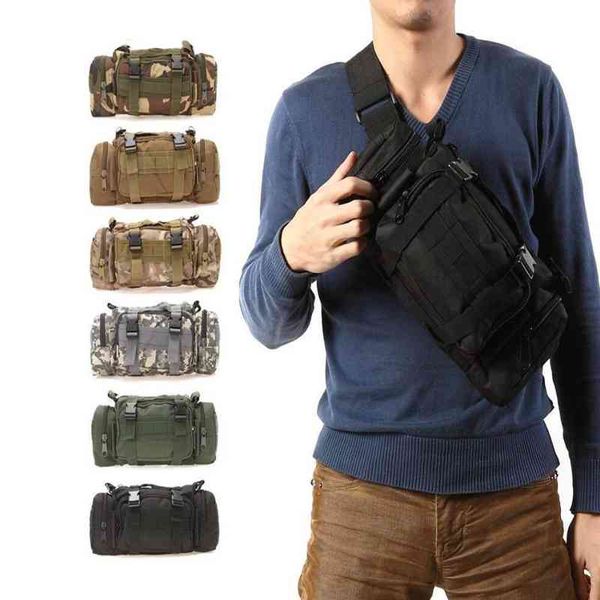 

1outdoor military tactical backpack taille packaging heuptas mochilas molle fishing campsite wandelen pouch borst zak
