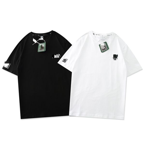 

2021ss summer fashion brand pm new small standard rotator cuff printing simple sports leisure breathable men's and women's short s, White;black
