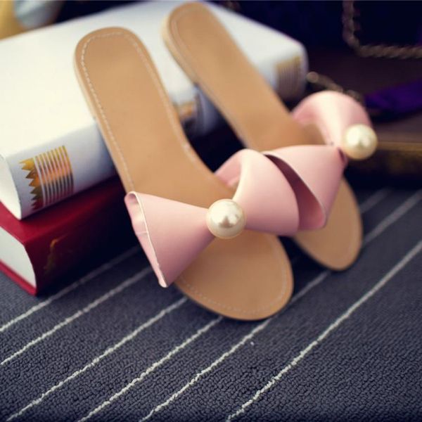 

slippers women summer shallow slides flat shoes female pantofle soft 2021 casual rubber pu fabric leisure ladies' s, Black