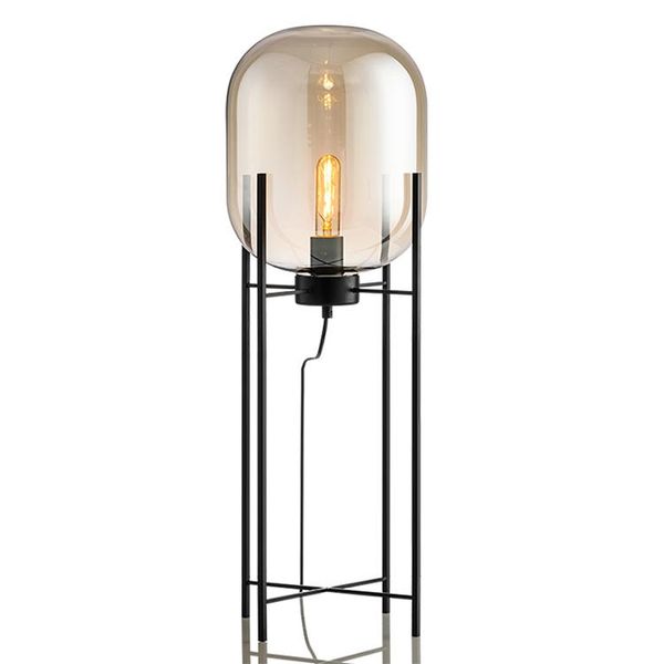 

floor lamps nordic lamp post-modern industrial wind glass four-legged table living room bedroom study vertical