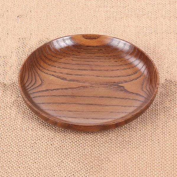 

dishes & plates tableware kitchen utensils plate wooden smooth household tray round