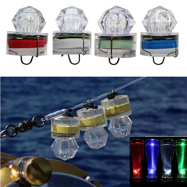 

fishing accessories 4 pcs/set diamonds style led lights water activated flashing strobe rated up to (3,280ft)