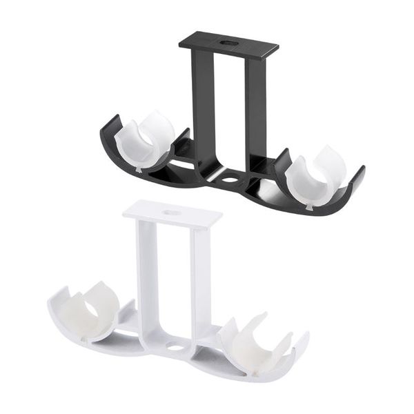 

other home decor uxcell 2/3/4pcs curtain rod bracket double holder support aluminum alloy thicken for 18mm drapery rod, 140 x 80 19mm