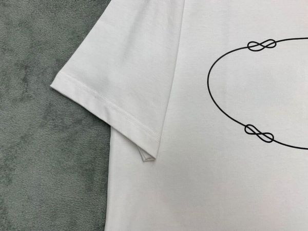 

21ss designer tide t shirts chest letter laminated print short sleeve high street loose oversize casual t-shirt 100% pure cotton for memens, White