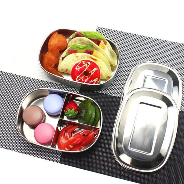 

dinnerware sets kitchen stainless steel lunch box container bento multi-compartment tools for travel hiking