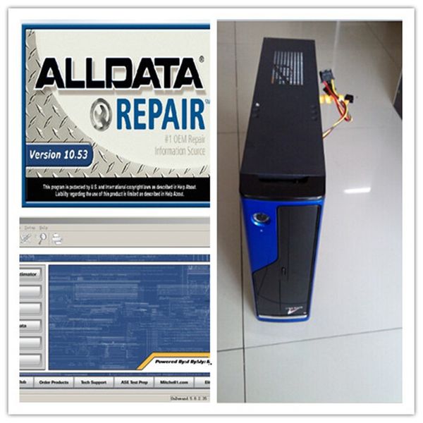

auto diagnostic tool alldata 10.53 repair software 2in1 hdd 2tb installed computer desktop