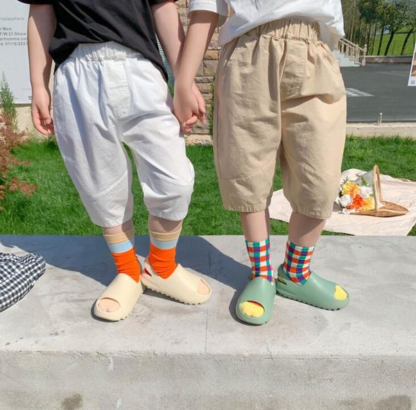 

style girls boys shorts summer cotton fashion kids 2-7 years ye496, Black