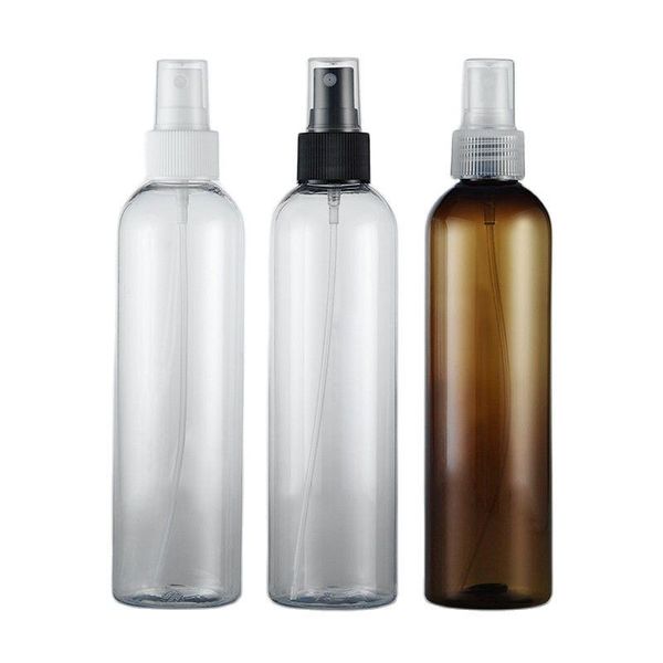 

storage bottles & jars 250ml x 25 spray empty for perfumes 250cc pet clear container with sprayer pump fine mist bottle cosmetic packing