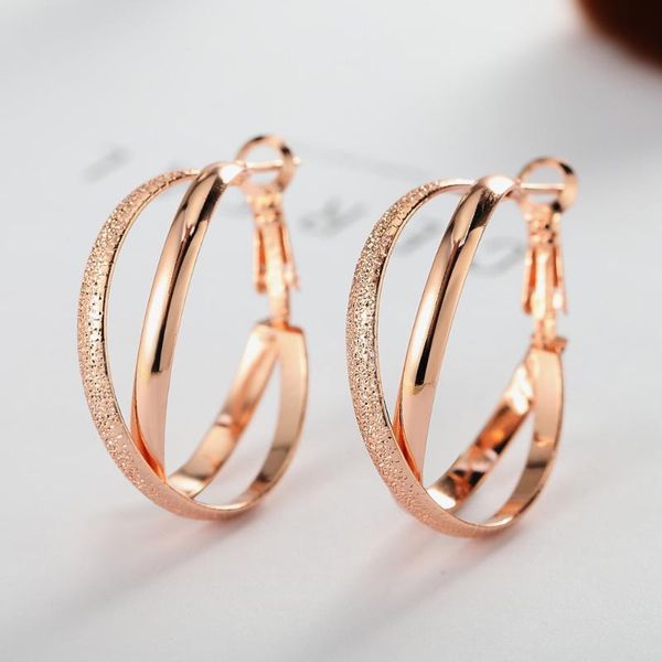 

hoop & huggie vintage cross matte earrings gold silver color for women earing jewelry earings earring a1812, Golden;silver