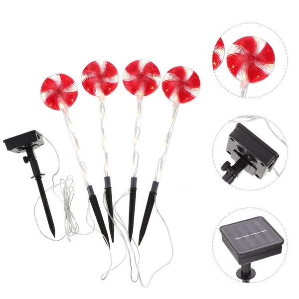 

lawn lamps 1 set decorative solar garden candy shaped christmas decors