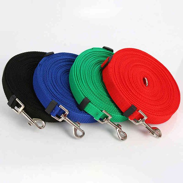 

3m/4m/ 6m/9m/10m /15m /20m /30m/50m collars for big dogs nylon rope, long leash for dogs, pet puppy training lead rope width 2.5