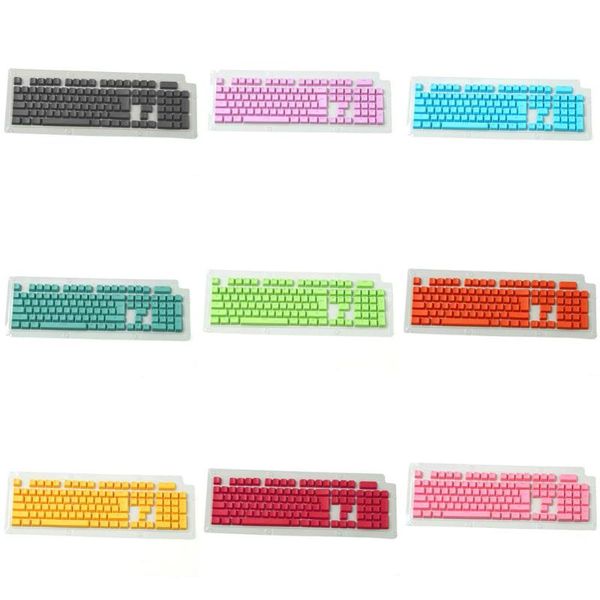 

keyboards 104 key gaming keycap set doubles profile backlight keycaps