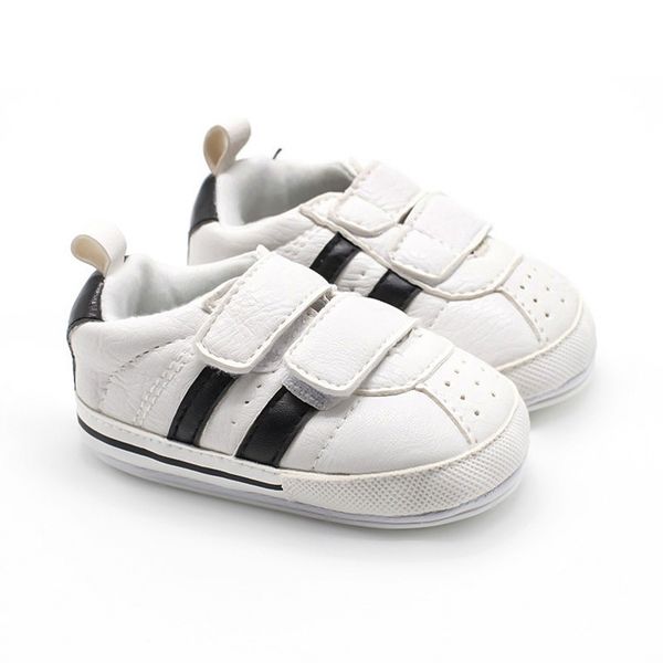 

spring and autumn 0-1 year baby boy girl fashion first walkers casual sports pu embroidery non-slip soft-soled kids toddler shoes