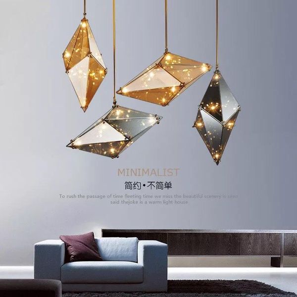 

chandeliers nordic glass ball lustres para quarto cocina accesorio hanglampen avizeler decoration home