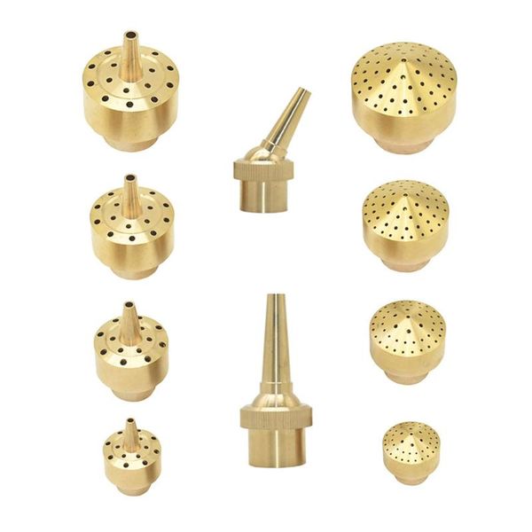 

1pc 1/4" 1/2" 3/4" 1"brass firework water column fountain nozzles garden landscape pond sprinkler layer flower watering