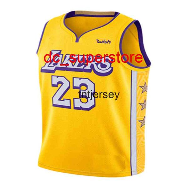 Custom LeBron James Swingman Jersey costurou as camisas de basquete da juventude mulher juvenil XS-6XL