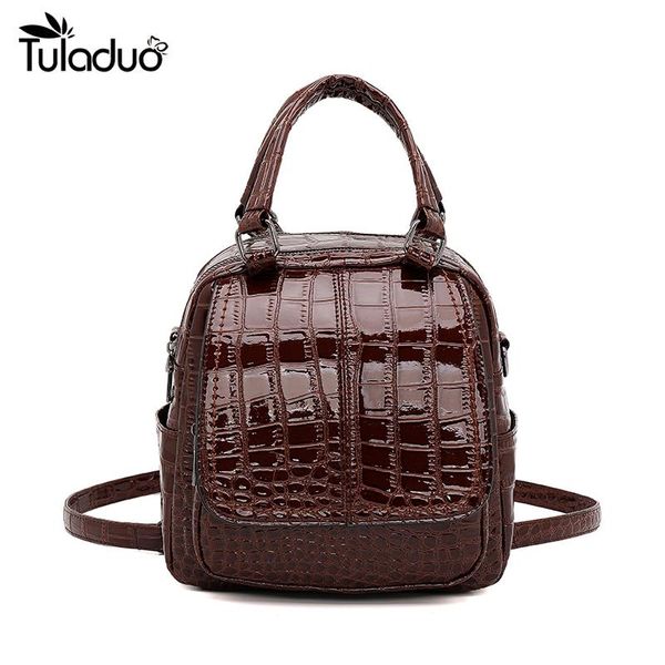 

outdoor bags female small backpack pu leather women mini preppy shoulder travel tote schoolbags for girls