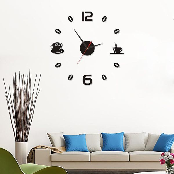 

amazon's -selling product creative wall clock diy ackle watch decorates the home sticker clocks