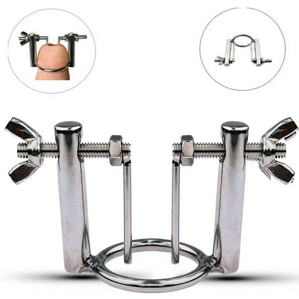 Sexo Adulto Brinquedo Bondage Ajustável Uretral Dilators Dilators Cateteros Plug Som Plug Aço Inoxidável Masculino Maca BDSM Brinquedos 1123