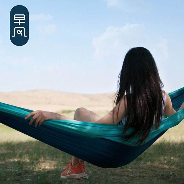 

zaofeng hammock swing bed 1-2person parachute hammocks max load 300kg for outdoor camping swings cloth tents and shelters