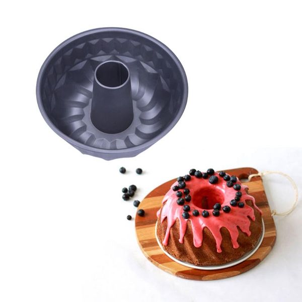 

cake tools bakeware nonstick carbon bread diy pan tins savarin baking mould tray kugelhopf round bundt