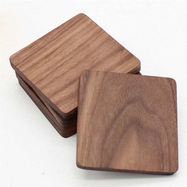 

table runner wood mat coffee home drink coasters square