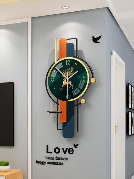 

wall clocks large quarz clock modern design creative digital living room silent luxury zegar scienny home decoration 50wc