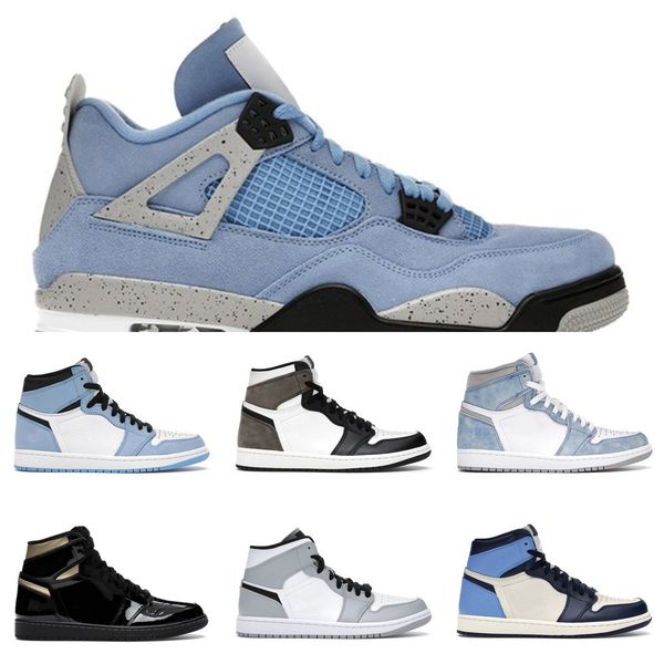 

2021 4s basketball shoes men women jumpman 1s high og hyper royal silver toe university blue black cat turbo green shadow mens sneakersdurj