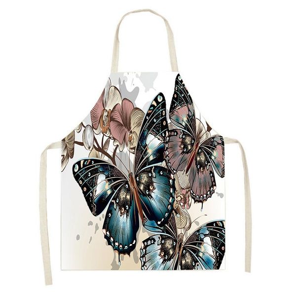 

butterfly apron baking accessories beautiful girl's home aprons for women kitchen 47x38cm 68x55cm