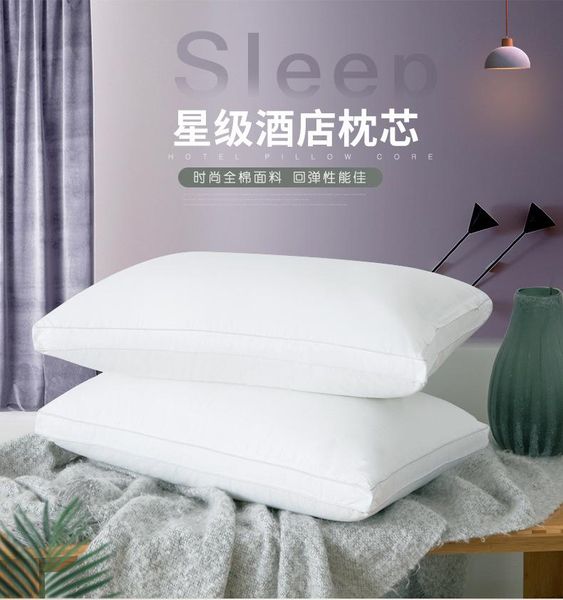 

pillow pure cotton washable down core neck el super soft