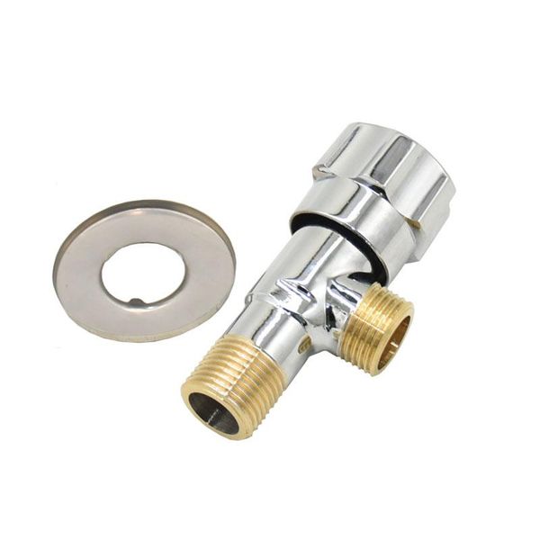 

watering equipments brass male 1/2" hose water tap connector 2-way irrigation valve bathroom kitchen threaded 1pcs