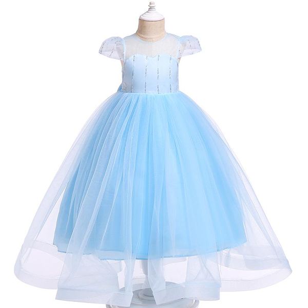 

girl's dresses summer dress for girls princess lace teenager wedding 5 6 7 8 9 10 11 12 13 14 kids clothes, Red;yellow