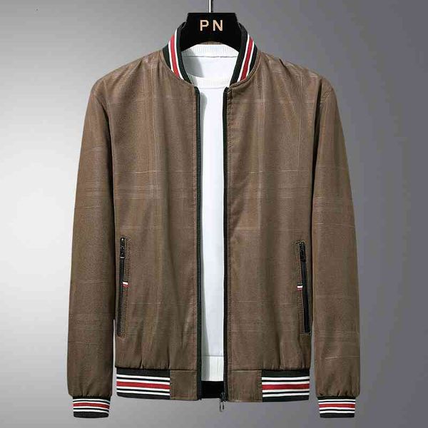 

men's jackets winter mens fleece warm men autumn pilot bomber striped baseball coats brand clothing male outerwear 1sr0, Black;brown