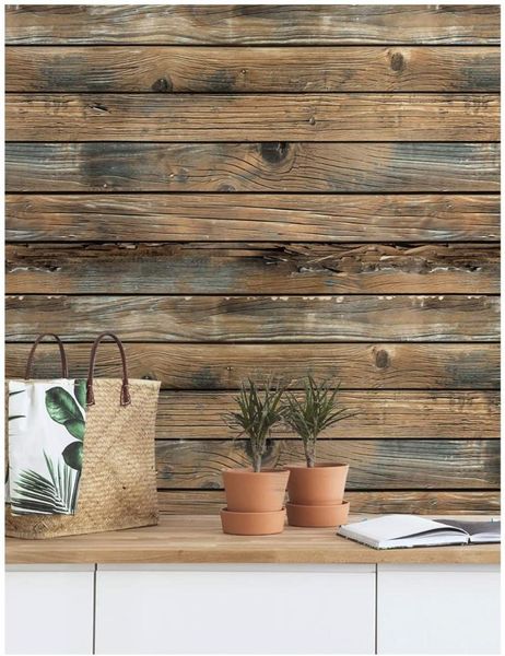 

wallpapers peel and stick wood wallpaper brown self adhesive contact paper decorative refurbishment for rooms old objects