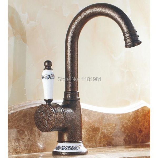 

bathroom sink faucets antique brass wholesale basin mixer tap 9805g