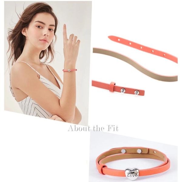 

charm bracelets about the fit adjustable flat lamb leather necklace stainless steel clasps personality adornment men women, Golden;silver