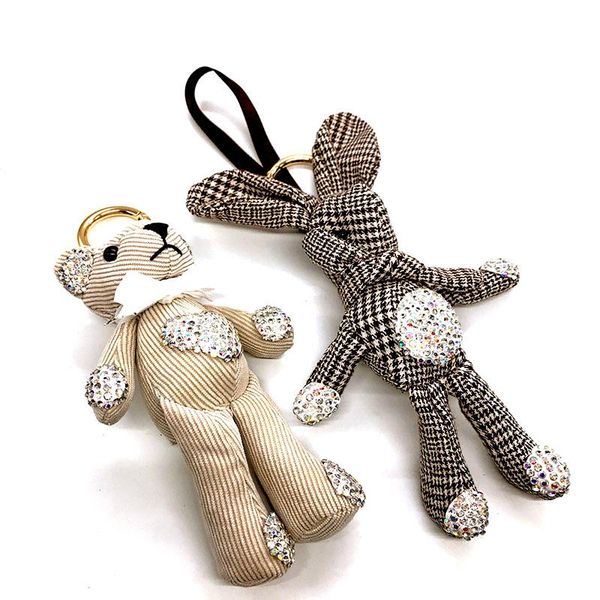 

keychains handmade kpop fashion cute animal heart bow keychain/ keychains/women bag charm accessories/children toys/wholesale, Silver