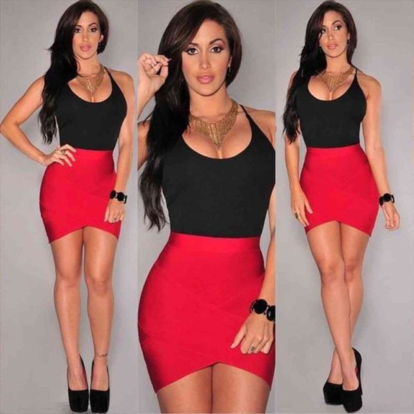

sleeveless summer strappy bandage women dress spaghetti strap stretch evening party mini, Black;gray