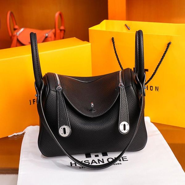 

evening bags cow leather lady lindi bag brand shoulder messenger luxury handbags women designer handle famous 2023 wxu6