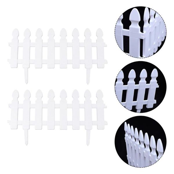 

fencing, trellis & gates 2 pcs fence ground inserted courtyard garden yard scene decor