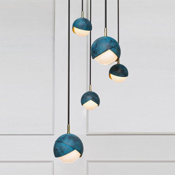 

pendant lamps nordic women's clothing store window designer's homestay morandi personality bay bar bedroom bedside light