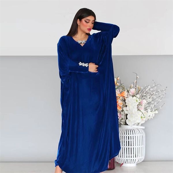 

eid velvet abaya dubai turkey muslim dress american islam clothing dresses abayas for women robe musulman de moda djellaba femme, Red