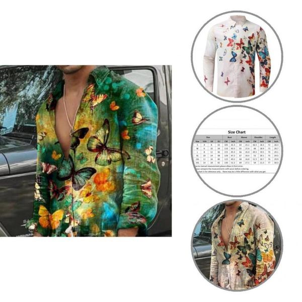 

men's casual shirts men shirt long sleeve autumn winter loose-fitting animal pattern buttoned, White;black