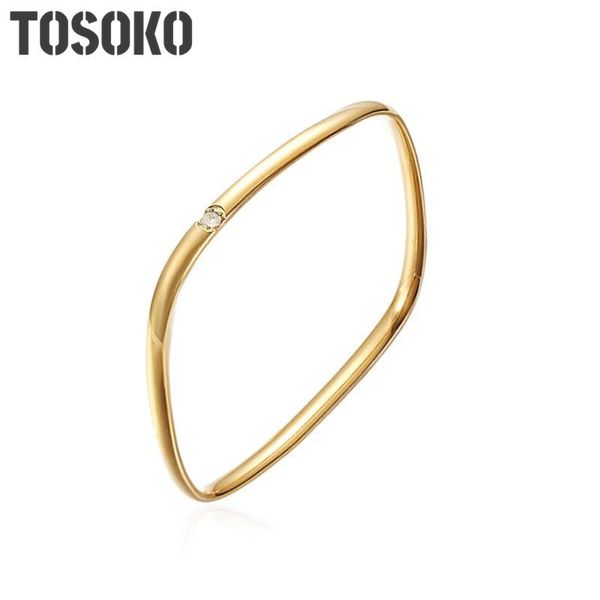 

bangle stainless steel jewelry ins geometric small zircon bracelet femininity fashion accessories bsz211, Black