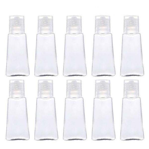 

storage bottles & jars 180pcs 30ml trapezoidal empty hand sanitizer refillable plastic container transparent gel bottle